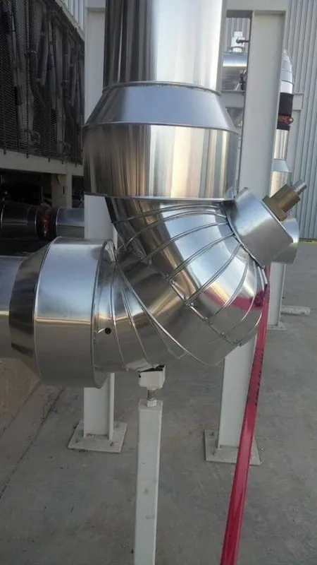 Insulated industrial pipes